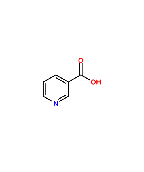  Nicotinamide Impurity, Impurity of  Nicotinamide,  Nicotinamide Impurities, 59-67-6, Nicotinic Acid