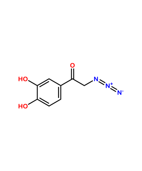 Norepinephrine Impurity, Impurity of Norepinephrine, Norepinephrine Impurities, 165947-83-1, Azidoacetyl Catechol