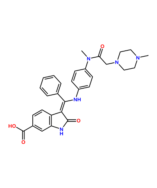 Nintedanib  Impurity, Impurity of Nintedanib , Nintedanib  Impurities, 894783-71-2, Nintedanib Carboxylic Acid