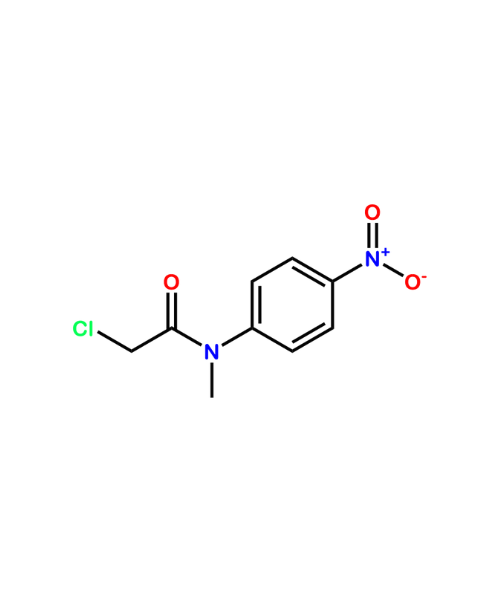 Nintedanib Impurity, Impurity of Nintedanib, Nintedanib Impurities, 2653-16-9, 2-Chloro-N-methyl-N-(4-nitrophenyl)acetamide