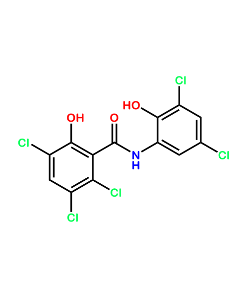 Oxyclozanide Impurity, Impurity of Oxyclozanide, Oxyclozanide Impurities, 2277-92-1, Oxyclozanide
