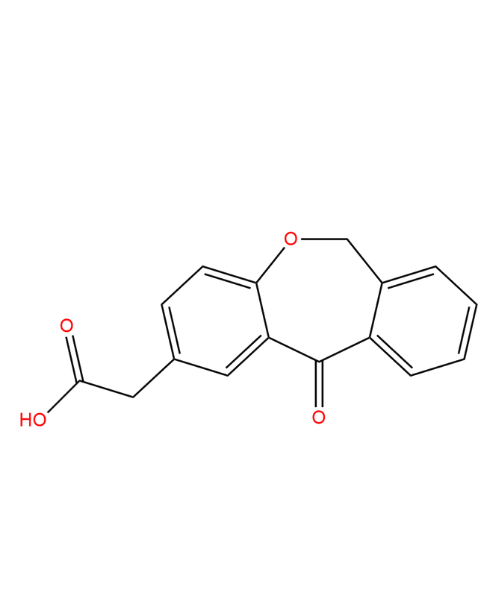 Olopatadine Impurity, Impurity of Olopatadine, Olopatadine Impurities, 55453-87-7, 11-Oxo-6,11-dihydrodibenz[b,e]oxepin-2-acetic Acid
