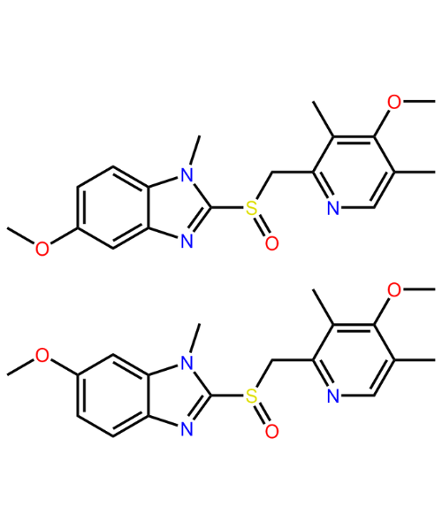 Mixture of N-Methyl 5-Methoxy & N-Methyl 6-Methoxy Omeprazole Analog 