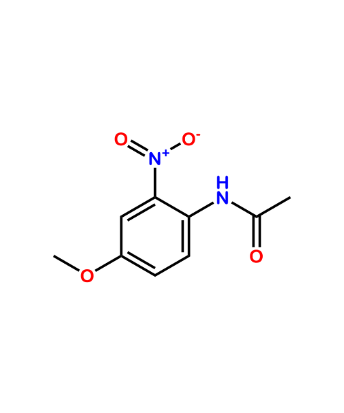 Omeprazole Impurity, Impurity of Omeprazole, Omeprazole Impurities, 119-81-3, N-(4-Methoxy-2-nitrophenyl)acetamide