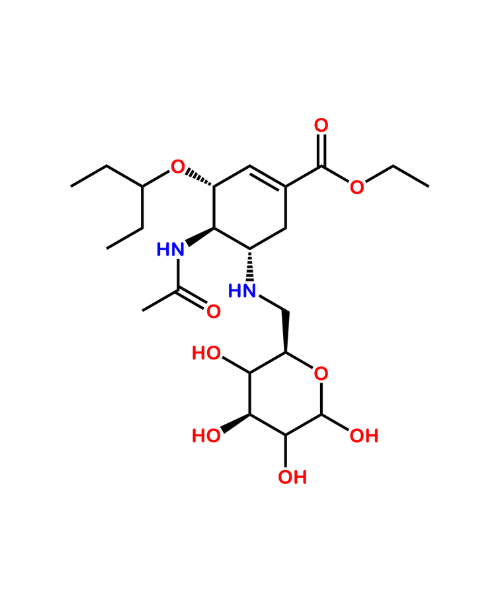 Oseltamivir Impurity, Impurity of Oseltamivir, Oseltamivir Impurities, NA, Oseltamivir Fructose adduct 2