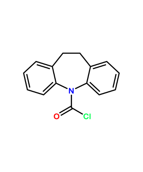 Oxcarbazepin Impurity, Impurity of Oxcarbazepin, Oxcarbazepin Impurities, 33948-19-5, Iminodibenzyl 5-Carbonyl Chloride