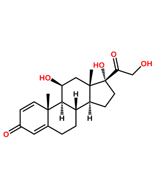 Prednisolone Impurity, Impurity of Prednisolone, Prednisolone Impurities, 50-24-8, Prednisolone  Acetate Impurity B