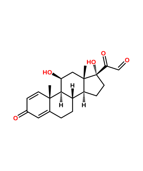 Prednisolone Impurity, Impurity of Prednisolone, Prednisolone Impurities, 22420-16-2, 21-Dehydro Prednisolone