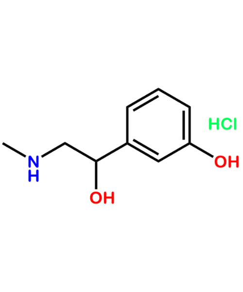 Phenylephrine Impurity, Impurity of Phenylephrine, Phenylephrine Impurities, 154-86-9, DL-Phenylephrine Hydrochloride