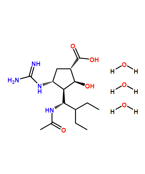 Peramivir  Impurity, Impurity of Peramivir , Peramivir  Impurities, 1041434-82-5, Peramivir Trihydrate