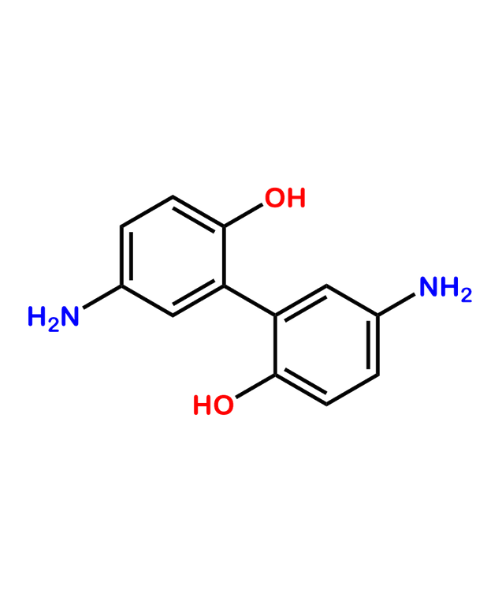 Paracetamol Impurity, Impurity of Paracetamol, Paracetamol Impurities, 61604-22-6, 5,5'-Diamino-[1,1'-biphenyl]-2,2'-diol