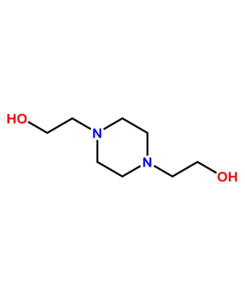 Quetiapine Impurity, Impurity of Quetiapine, Quetiapine Impurities, 122-96-3, 1,4-Bis(2-hydroxyethyl)piperazine