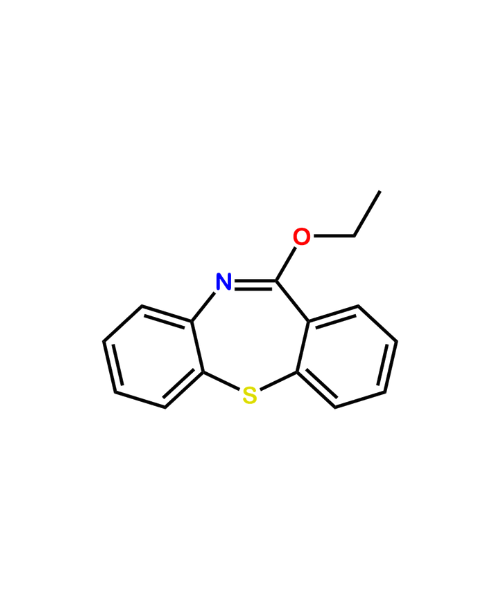 Quetiapine Impurity, Impurity of Quetiapine, Quetiapine Impurities, 2206607-04-5, 11-Ethoxydibenzo[b,f][1,4]thiazepine