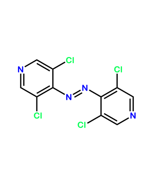 Roflumilast Impurity, Impurity of Roflumilast, Roflumilast Impurities, NA, (E)-1,2-bis(3,5-dichloropyridin-4-yl)diazene