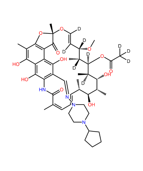 Rifapentine   Impurity, Impurity of Rifapentine  , Rifapentine   Impurities, 61379-65-5, Rifapentine  