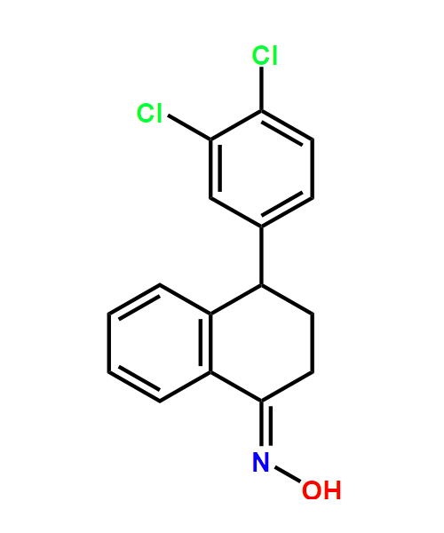 4-(3,4-Dichlorophenyl)-3,4-dihydro-1(2H)-naphthalenone Oxime