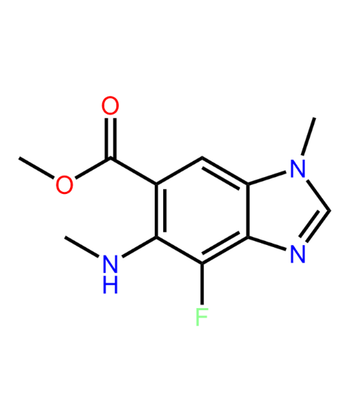 Methyl 4-fluoro-1-methyl-5-(methylamino)-1H-benzo[d]imidazole-6-carboxylate