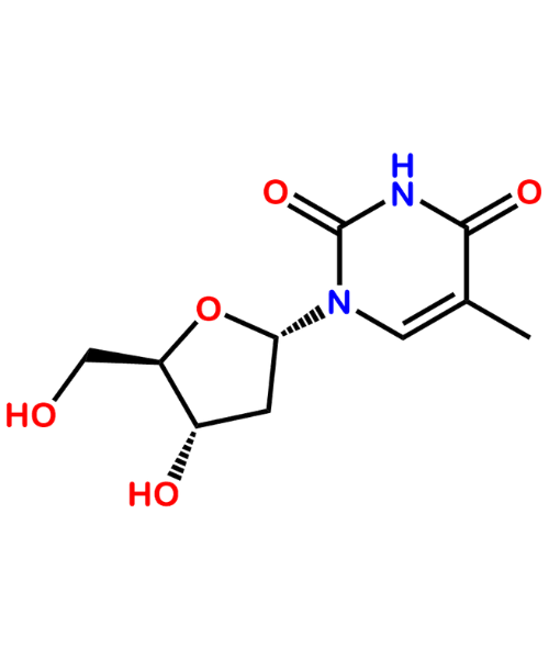 Stavudine Impurity, Impurity of Stavudine, Stavudine Impurities, 50-89-5, Beta-Thymidine