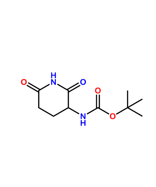 Thalidomide Impurity, Impurity of Thalidomide, Thalidomide Impurities, 31140-42-8, tert-Butyl (2,6-Dioxopiperidin-3-yl)carbamate