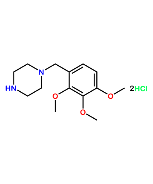 Trimetazidine Impurity, Impurity of Trimetazidine, Trimetazidine Impurities, 13171-25-0, Trimetazidine Dihydrochloride