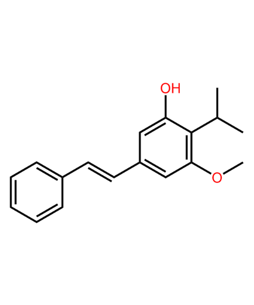 Tapinarof Impurity, Impurity of Tapinarof, Tapinarof Impurities, 2901016-39-3, Tapinarof Mono Methoxy Impurity