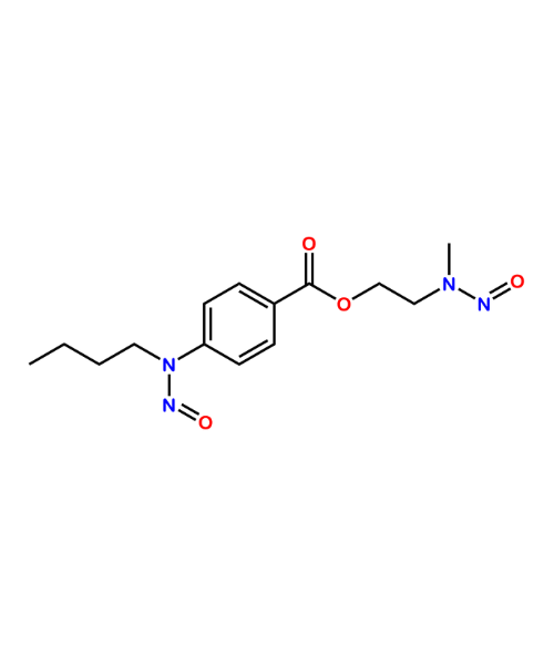 Tetracaine Impurity, Impurity of Tetracaine, Tetracaine Impurities, NA, Di N-Nitroso Desmethyl Tetracaine