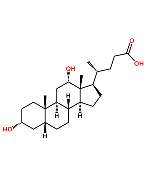 Ursodeoxycholic Acid Impurity, Impurity of Ursodeoxycholic Acid, Ursodeoxycholic Acid Impurities, 83-44-3, Ursodeoxycholic Acid EP Impurity E