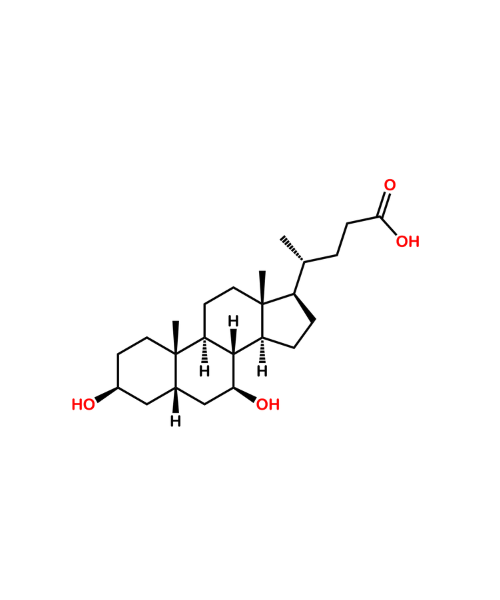 Ursodeoxycholic Acid Impurity, Impurity of Ursodeoxycholic Acid, Ursodeoxycholic Acid Impurities, 78919-26-3, Ursodeoxycholic Acid Impurity H