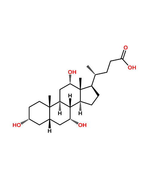 Ursodeoxycholic Acid Impurity, Impurity of Ursodeoxycholic Acid, Ursodeoxycholic Acid Impurities, 81-25-4, Ursodeoxycholic Acid Impurity B