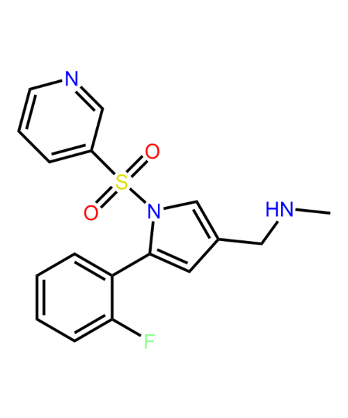 Vonoprazan Impurity, Impurity of Vonoprazan, Vonoprazan Impurities, 881681-00-1, Vonoprazan