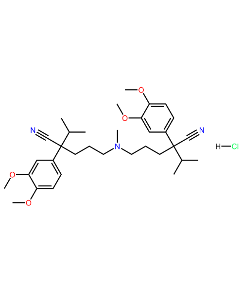 Verapamil Impurity, Impurity of Verapamil, Verapamil Impurities, 2726492-31-3, Verapamil Hydrochloride Impurity N