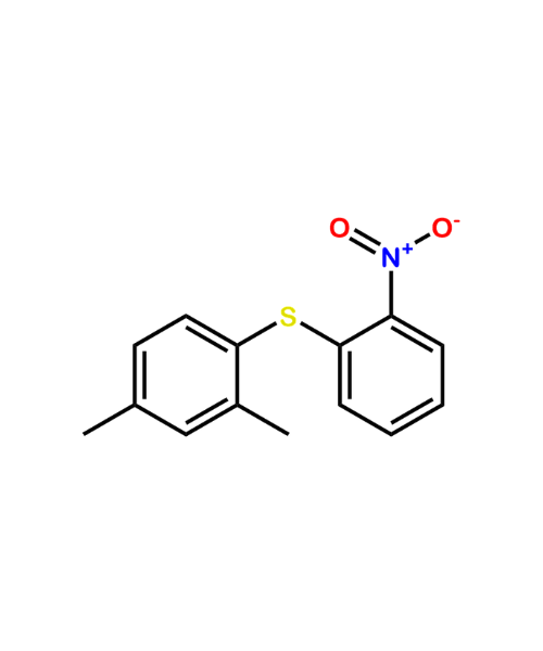 Vortioxetine Impurity, Impurity of Vortioxetine, Vortioxetine Impurities, 1610527-49-5, (2,4-Dimethylphenyl)(2-nitrophenyl)sulfane