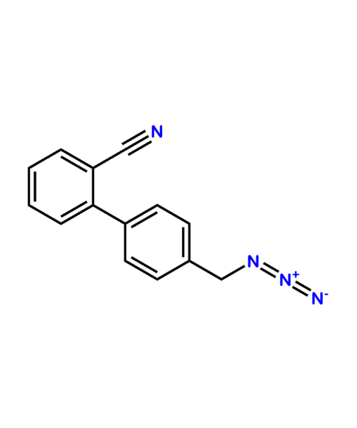 Valsartan Impurity, Impurity of Valsartan, Valsartan Impurities, 133690-91-2, 4'-(azidomethyl)-[1,1'-biphenyl]-2-carbonitrile