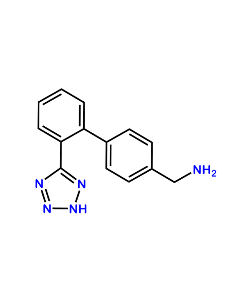 Valsartan Impurity, Impurity of Valsartan, Valsartan Impurities, 147225-68-1, 1-[2'-(2H-tetrazol-5-yl)[1,1'-biphenyl]-4-yl]methanamine
