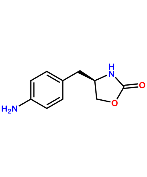 Zolmitriptan Impurity, Impurity of Zolmitriptan, Zolmitriptan Impurities, 262857-90-9, (R)-4-(4-aminobenzyl)-1,3-oxazolidin-2-one