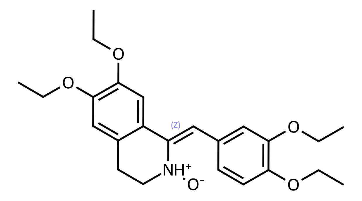Chemical structure of Drotaverine N-oxide