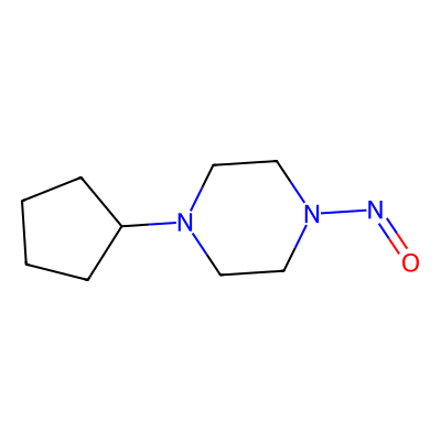 1-cyclopentyl-4-nitrosopiperazine