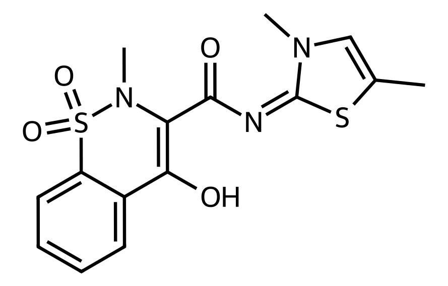 Chemical structure of Meloxicam EP Impurity C