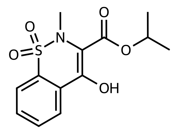 Chemical structure of Meloxicam EP Impurity F