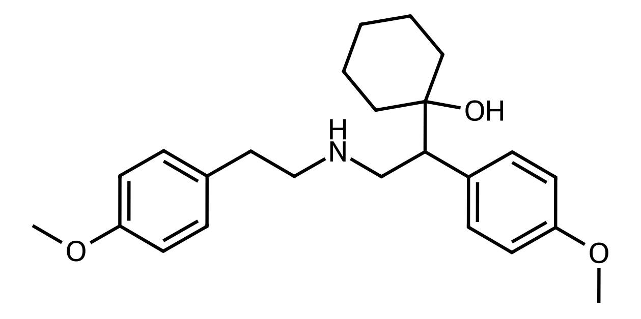 Chemical structure of Venlafaxine EP Impurity H