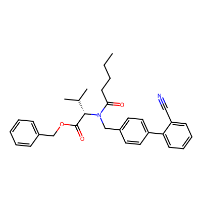 Chemical structure of Valsartan Impurity H